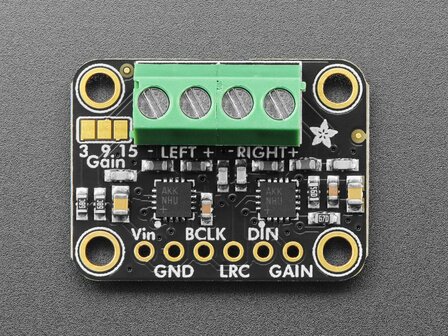 Stereo I2S 3W Versterker Breakout &ndash; Dual MAX98357A &ndash; Adafruit 6513