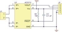 ACS711EX Current Sensor Carrier -15.5A to +15.5A Pololu 2452