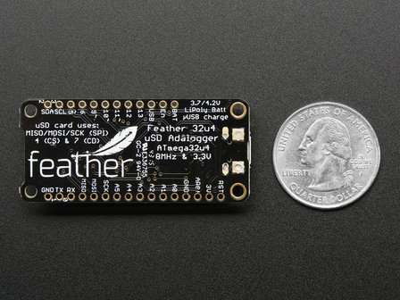 Feather 32u4 Adalogger Adafruit 2795