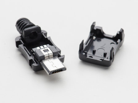 USB DIY Connector Shell - Type Micro-B Plug  Adafruit 1390