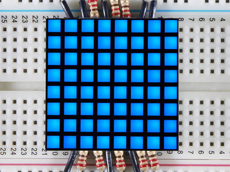 1.2 inch 8x8 Matrix Square Pixel - Blue   Adafruit 1817