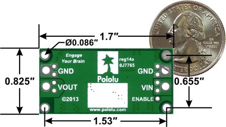 9V Step-Up/Step-Down Voltage Regulator S18V20F9 Pololu 2576