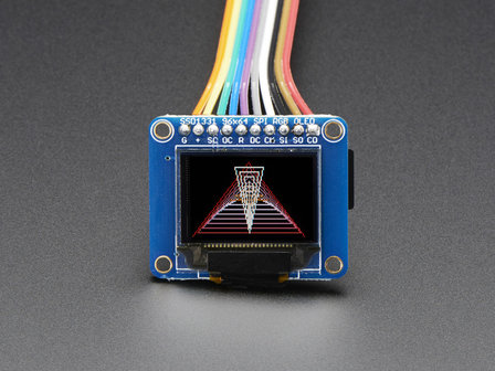 OLED Breakout Board - 16-bit Color 0.96 inch w/microSD holder  Adafruit 684
