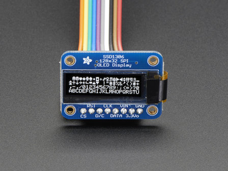 Monochrome 128x32 SPI OLED graphic display Adafruit 661