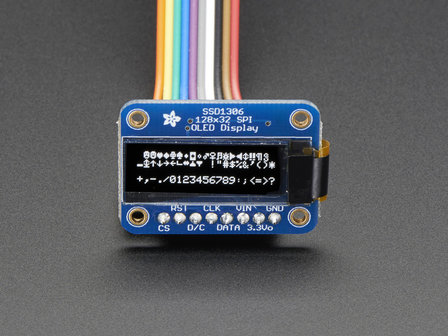 Monochrome 128x32 SPI OLED graphic display Adafruit 661