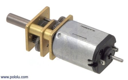 30:1 Micro Metal Gearmotor HP with Extended Motor Shaft  Pololu 2212