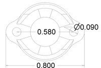 Ball Caster with 1/2&Prime; Metal Ball  Pololu 953