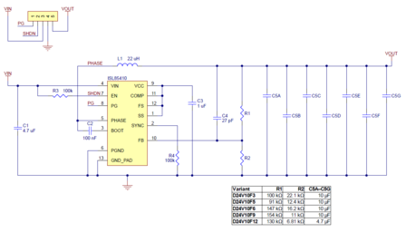 5V, 1A Step-Down Voltage Regulator D24V10F5  Pololu 2831