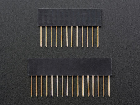 Feather Stacking Headers - 12-pin and 16-pin female headers  Adafruit 2830