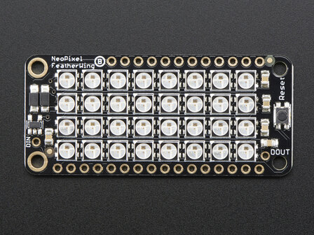 NeoPixel FeatherWing - 4x8 RGB LED Feather Boards Adafruit 2945