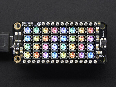 NeoPixel FeatherWing - 4x8 RGB LED Feather Boards Adafruit 2945