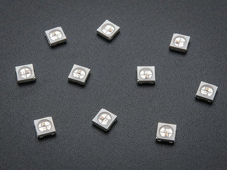 WS2812B 5050 RGB LED with Integrated Driver Chip - 10 Pack Adafruit 1655