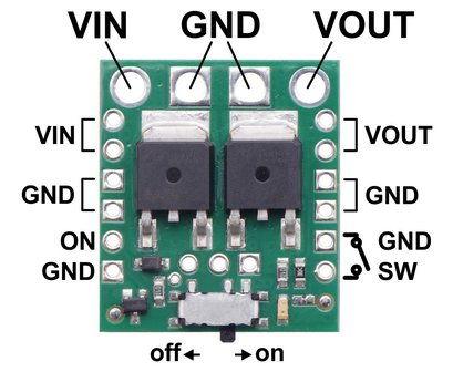 Big MOSFET Slide Switch with Reverse Voltage Protection, MP  Pololu 2814