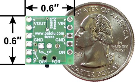 Mini MOSFET Slide Switch with Reverse Voltage Protection, SV  Pololu 2811