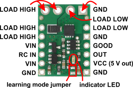 RC Switch with Medium Low-Side MOSFET Pololu 2803