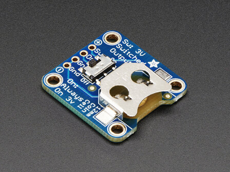 12mm Coin Cell Breakout w/ On-Off Switch Adafruit 1867