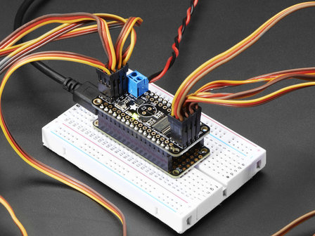 8-Channel PWM or Servo FeatherWing Add-on For All Feather Boards Adafruit 2928