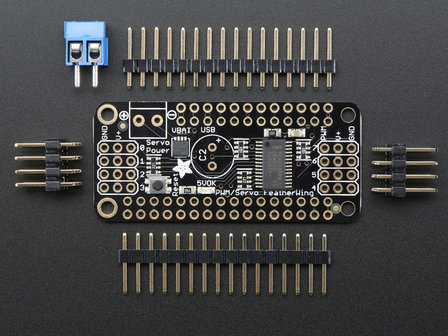 8-Channel PWM or Servo FeatherWing Add-on For All Feather Boards Adafruit 2928
