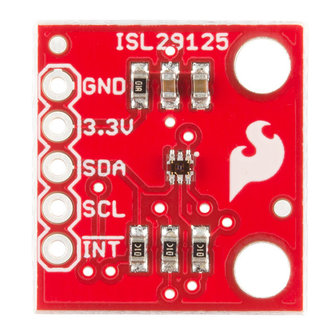 RGB Light Sensor - ISL29125  Sparkfun 12829