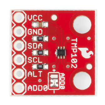 Digital Temperature Sensor Breakout - TMP102  Sparkfun 11931