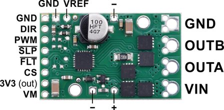 G2 High-Power Motor Driver 18v17  Pololu 2991