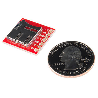 microSD Transflash Breakout Sparkfun 00544