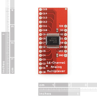 Analog/Digital MUX Breakout - CD74HC4067  Sparkfun 09056