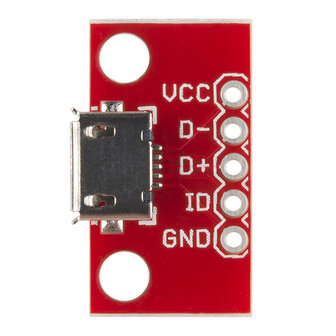 microB USB Breakout  Sparkfun 12035