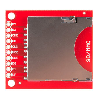 SD/MMC Card Breakout  Sparkfun 12941