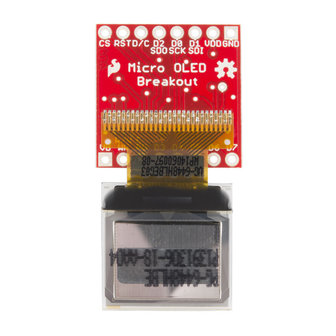 Micro OLED Breakout  Sparkfun 13003