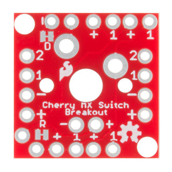 Cherry MX Switch Breakout  Sparkfun 13773