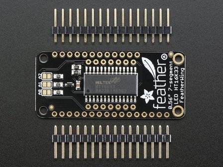 4-Digit 7-Segment LED Matrix Display FeatherWing  Adafruit 3088