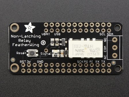 Non-Latching Mini Relay FeatherWing  Adafruit 2895