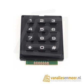 3x4 12 Button keypad