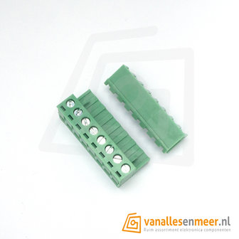 Schroef terminal 8pin 2-delig haaks KF2EDG 5.08