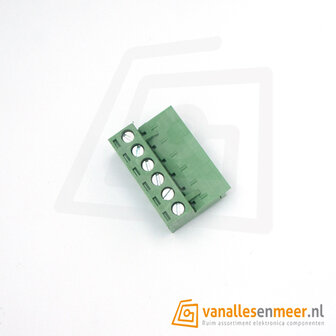 Schroef terminal 6pin 2-delig haaks KF2EDG 5.08