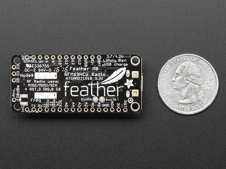 Feather M0 RFM69 Packet Radio - 868 or 915 MHz Adafruit 3176