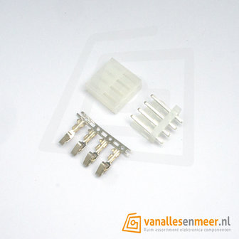 CH 3.96mm-4p Connector set recht