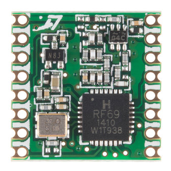 RFM69HCW Wireless Transceiver - 434MHz Sparkfun 13910