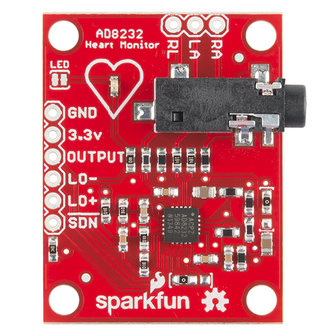 Single Lead Heart Rate Monitor - AD8232  Sparkfun 12650