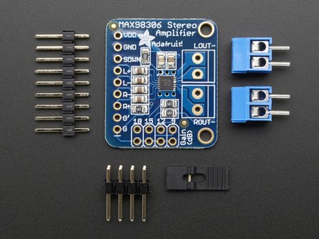 Stereo 3.7W Class D Audio Amplifier - MAX98306  Adafruit 987