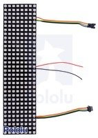 Addressable RGB 8x32-LED Flexible Panel, 5V, 10mm Grid  Pololu 2534