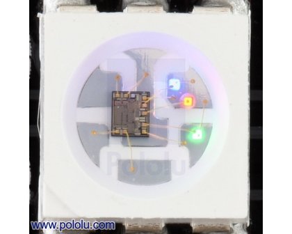 Addressable RGB 8x8-LED Flexible Panel, 5V, 10mm Grid  Pololu 2532