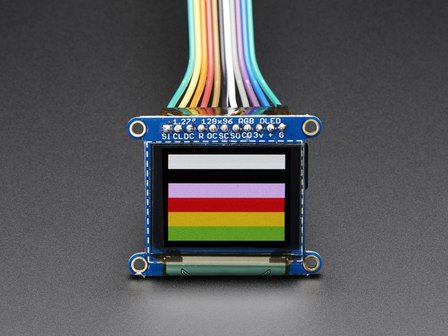 OLED Breakout Board - 16-bit kleuren 1,27 &quot;w / microSD-houder  Adafruit 1673