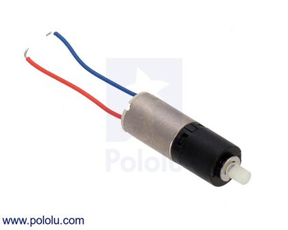 26:1 Sub-Micro Plastic Planetary Gearmotor 6Dx16L mm Pololu 2357