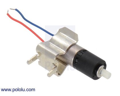 26:1 Sub-Micro Plastic Planetary Gearmotor 6Dx16L mm Pololu 2357