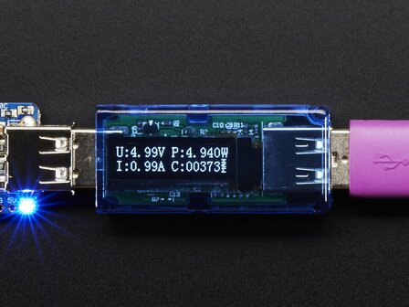 USB Voltage Meter with OLED Display Adafruit 2690