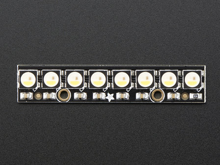 NeoPixel Stick - 8 x 5050 RGBW LEDs - Warm White - 3000K   Adafruit 2867