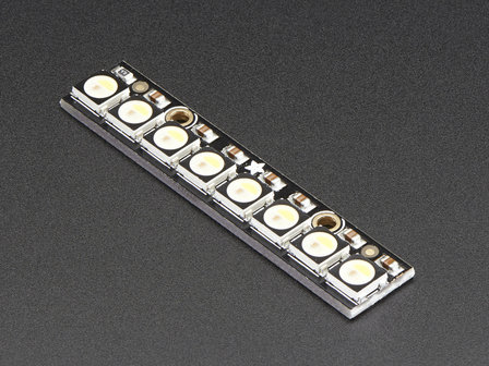 NeoPixel Stick - 8 x 5050 RGBW LEDs - Natural White - 4500K   Adafruit 2868