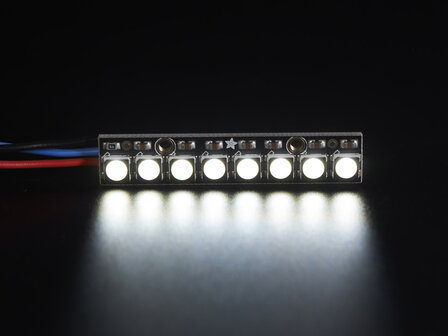 NeoPixel Stick - 8 x 5050 RGBW LEDs - Cool White - 6000K   Adafruit 2869